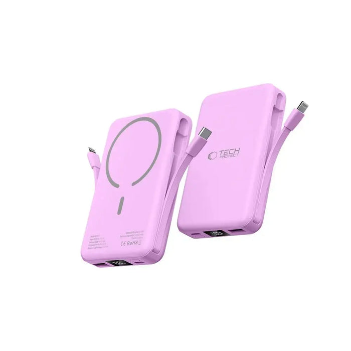Tech-Protect PB31 MagSafe 10000mAH Power Bank - Purple - Powerbanks<<<HurtelXML