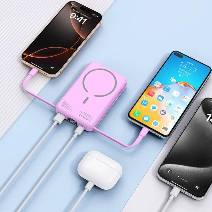 Tech-Protect PB31 MagSafe 10000mAH Power Bank - Purple - Powerbanks<<<HurtelXML