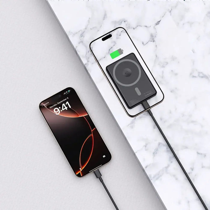 Tech-Protect PB33 LifeMag MagSafe 5000mAH powerbank - black - Powerbanks<<<HurtelXML