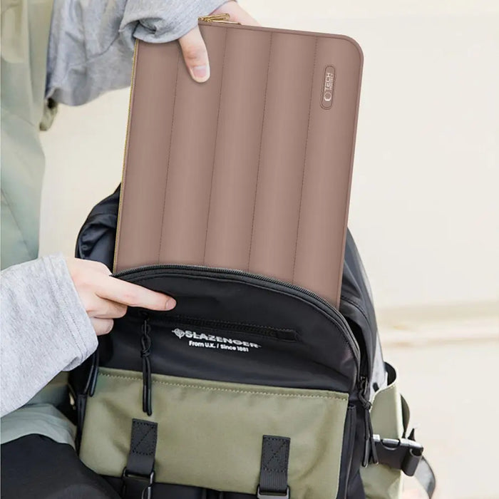 Tech-Protect Puffy 15-16’’ Laptop Bag - Brown - Laptop bags<<<HurtelXML