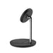 Tech-Protect QI15W-A21 MagSafe 15W inductive charger with 2in1 smartphone/headphone stand - black - Cell phone USB
