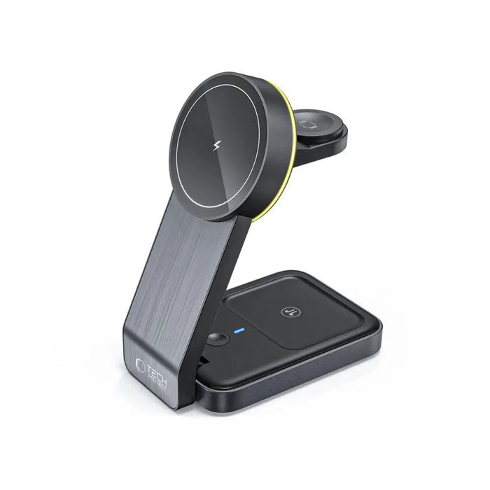 Tech-Protect QI15W-A28 MagSafe 3in1 Inductive Charger with Smartphone / Apple Watch / AirPods Stand - Black - Cell