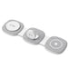 Tech-Protect QI15W-A32 3-in-1 Inductive Charger with MagSafe for Smartphone / Apple Watch / AirPods - Gray - Cell phone
