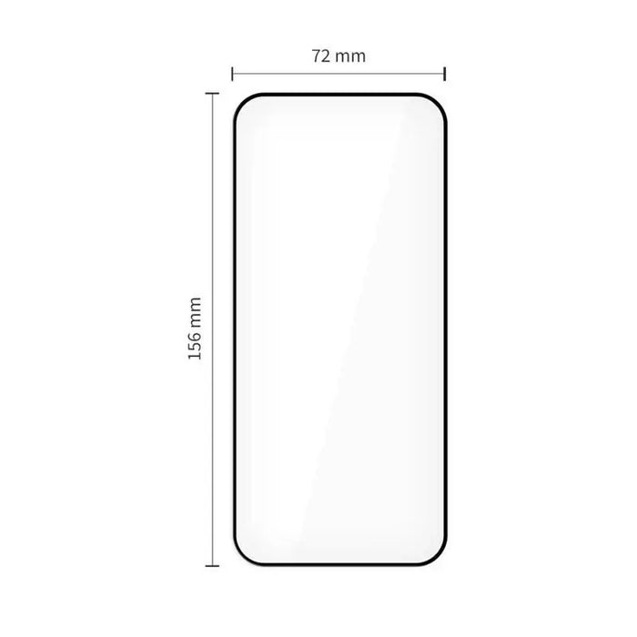 Tech-Protect Quick Set+ 2-pack tempered glass for iPhone 15 Pro Max - black - Cell phone tempered glass<<<HurtelXML