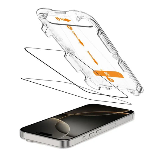Tech-Protect Quick Set+ 2-pack tempered glass for iPhone 16 Pro Max - Cell phone tempered glass<<<HurtelXML