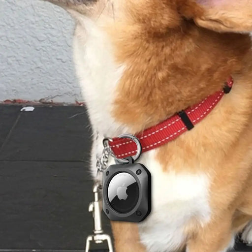 Tech-Protect Rough Pro Case for Apple AirTag with Ring - Black - Cell phone cases and covers<<<HurtelXML