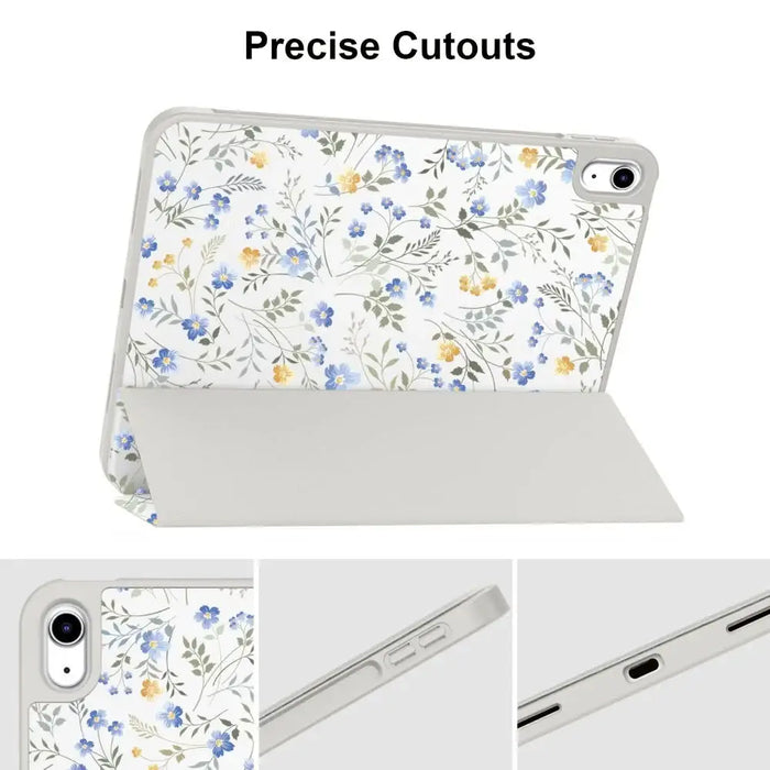 Tech-Protect SC Pen Case for iPad 10.9’’ 2022 (10th gen.) / 11’’ 2025 (11th gen.) - Daisies with Leaves - Cell phone
