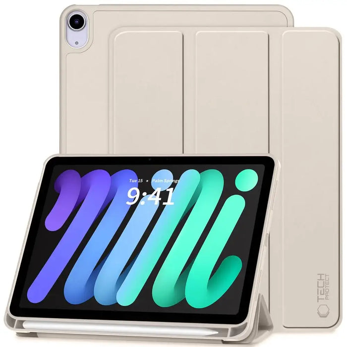 Tech-Protect SC Pen Case for iPad Mini 6 / 7 / 2021-2024 - Beige - Cell phone cases and covers<<<HurtelXML