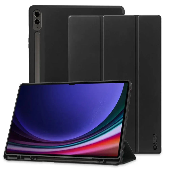 Tech-Protect SC Pen Case for Samsung Galaxy Tab S9 FE+ 12.4’’ X610 / X616B - Black - Cell phone cases