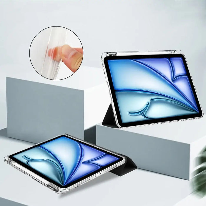 Tech-Protect SC Pen Hybrid Case for iPad Air 13’’ 2024 - Black/Transparent - Cell phone cases and covers<<<HurtelXML
