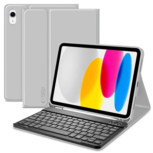 Tech-Protect SC Pen + Keyboard Case for iPad 10.9’’ 2022 (10th gen.) / 11’’ 2025 (11th gen.) - Gray - Cell phone cases