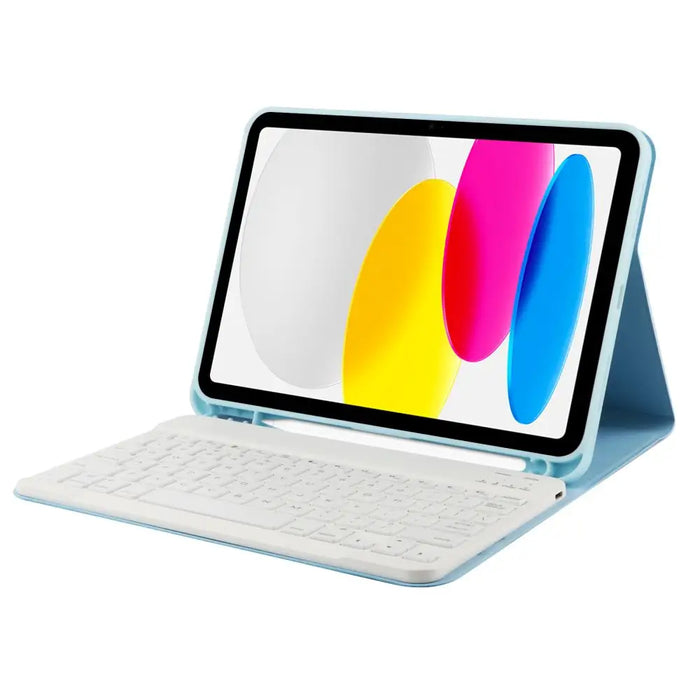 Tech-Protect SC Pen + Keyboard Case with Keyboard for iPad 10.9’’ 2022 - Light Blue - Cell phone cases