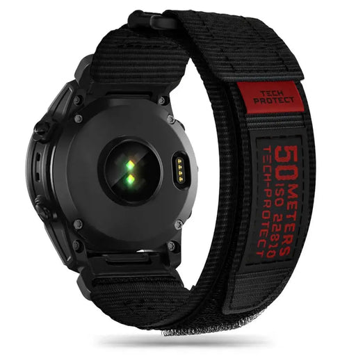 Tech-Protect Scout Pro Strap for Garmin Fenix 3 / 5X / 3HR / 5X Plus / 6X / 6X Pro / 7X - Black - Other cell phone