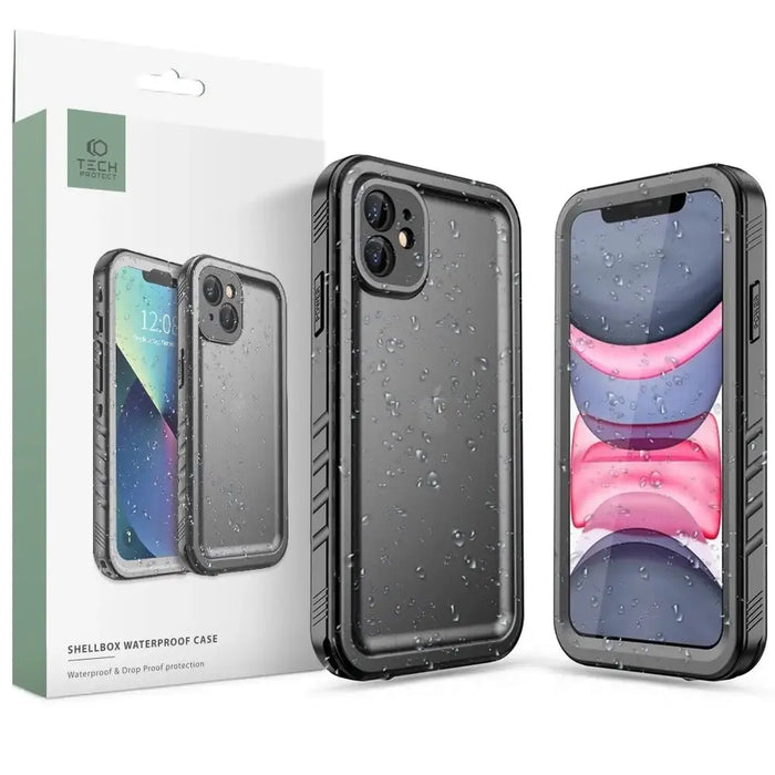 Tech-Protect ShellBox Case Waterproof IP68 for iPhone 11 - Black - Cell phone cases and covers<<<HurtelXML