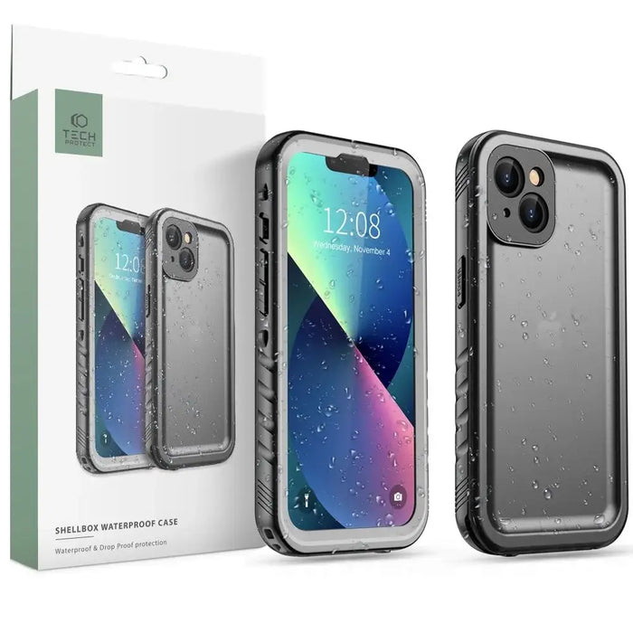 Tech-Protect ShellBox Case Waterproof IP68 for iPhone 13 - Black - Cell phone cases and covers<<<HurtelXML