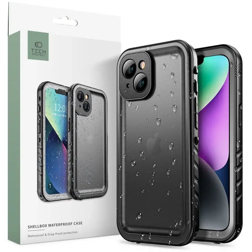 Tech-Protect ShellBox Case Waterproof IP68 for iPhone 14 - Black - Cell phone cases and covers<<<HurtelXML