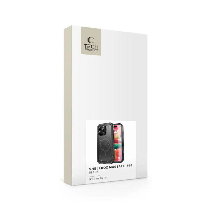 Tech-Protect ShellBox MagSafe IP68 Case for iPhone 16 Pro - Black - Cell phone cases and covers<<<HurtelXML