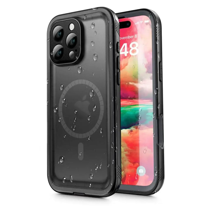 Tech-Protect ShellBox MagSafe IP68 Case for iPhone 16 Pro Max - Black - Cell phone cases and covers<<<HurtelXML