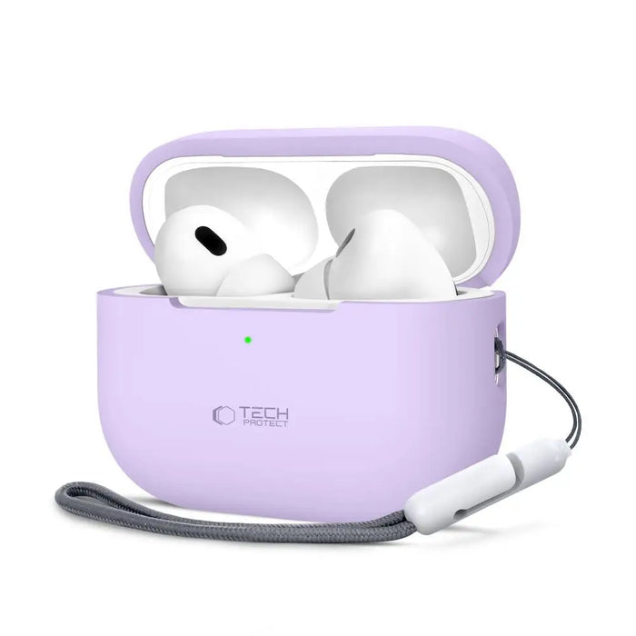 Tech-Protect Silicone Case for Apple AirPods Pro 1 / 2 - Purple - Cell phone cases and covers<<<HurtelXML