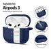 Tech-Protect Silicone Hook Case for Apple AirPods 3 - Blue - Cell phone cases and covers<<<HurtelXML