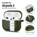 Tech-Protect Silicone Hook Case for Apple AirPods 3 - Green - Cell phone cases and covers<<<HurtelXML