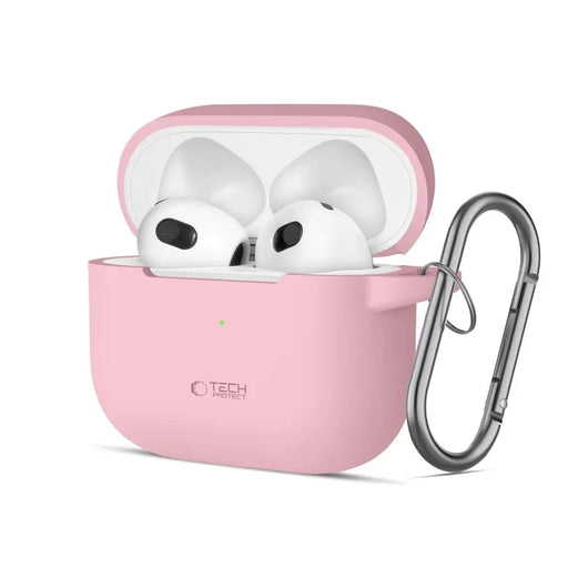 Tech-Protect Silicone Hook Case for Apple AirPods 3 - Pink - Cell phone cases and covers<<<HurtelXML