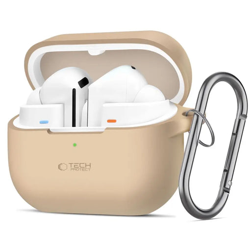 Tech-Protect Silicone Hook Case for Samsung Galaxy Buds 3 / 3 Pro - Brown - Cell phone cases and covers<<<HurtelXML