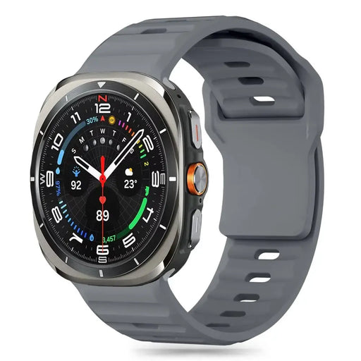 Tech-Protect Silicone Line Strap for Samsung Galaxy Watch Ultra (47mm) - Gray - Other cell phone equipment<<<HurtelXML