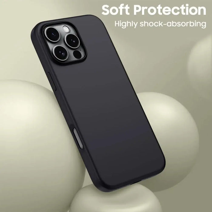Tech-Protect Silicone MagSafe Case for iPhone 16 Pro Max - Black - Cell phone cases and covers<<<HurtelXML