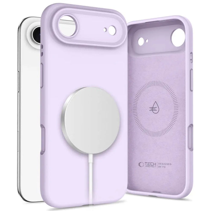 Tech-Protect Silicone MagSafe Case for iPhone 17 Air - Purple - Cell phone cases and covers<<<HurtelXML