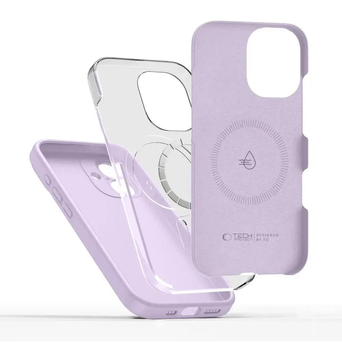 Tech-Protect Silicone MagSafe Case for iPhone 17 - Purple - Cell phone cases and covers<<<HurtelXML