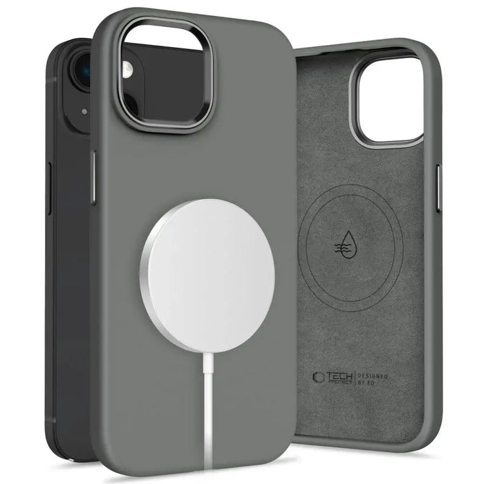 Tech-Protect Silicone PU Case MagSafe for iPhone 14 - Gray - Cell phone cases and covers<<<HurtelXML
