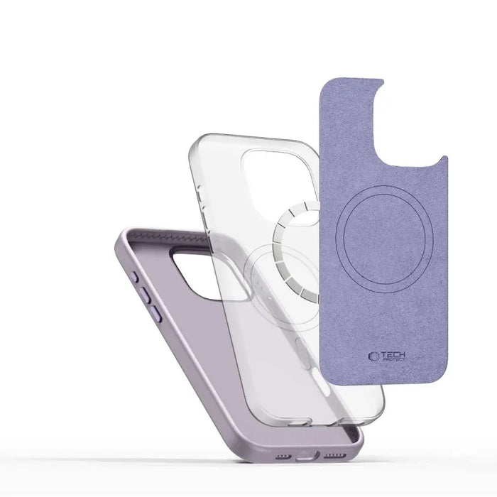 Tech-Protect Silicone PU MagSafe Case for iPhone 16 Pro Max - Purple - Cell phone cases and covers<<<HurtelXML
