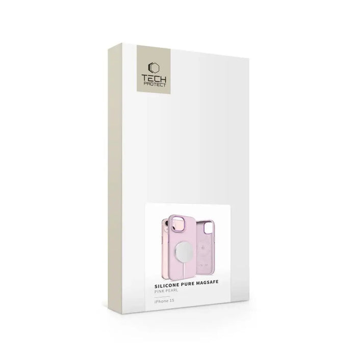 Tech-Protect Silicone PU MagSafe iPhone 15 Case - Pink - Cell phone cases and covers<<<HurtelXML