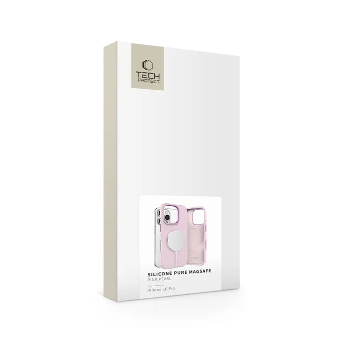 Tech-Protect Silicone PU MagSafe iPhone 16 Pro Case - Pink - Cell phone cases and covers<<<HurtelXML