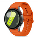 Tech-Protect Silicone Sport Strap for Samsung Galaxy Watch 4 / 5 / 5 Pro / 6 / 7 / FE - Orange - Other cell phone