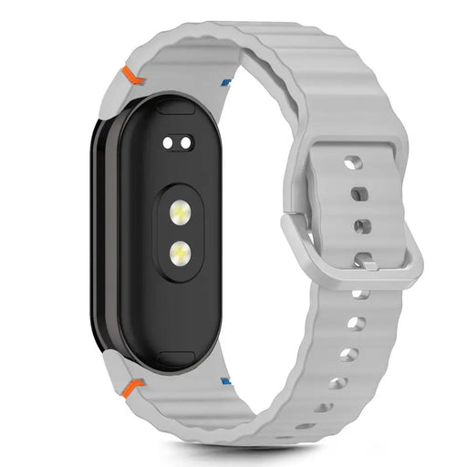 Tech-Protect Silicone Sport Strap for Xiaomi Smart Band 8 / 9 / 10 / NFC - Gray - Other cell phone equipment<<<HurtelXML