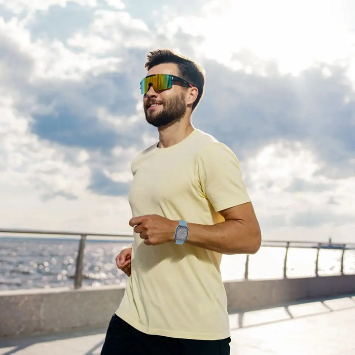 Tech-Protect Silicone Strap for Apple Watch 4 / 5 / 6 / 7 / 8 / 9 / SE (38 / 40 / 41 mm) - Beige - Other cell phone