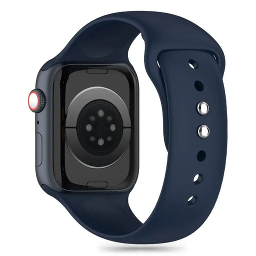 Tech-Protect Silicone Strap for Apple Watch 4 / 5 / 6 / 7 / 8 / 9 / SE / Ultra 1 / 2 (42 / 44 / 45 / 49 mm) - Blue