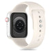 Tech-Protect Silicone Strap for Apple Watch 4 / 5 / 6 / 7 / 8 / 9 / SE / Ultra 1 / 2 (42 / 44 / 45 / 49 mm) - Beige