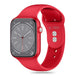 Tech-Protect Silicone Strap for Apple Watch 6 / 7 / 8 / 9 / 10 / SE / Ultra 1 / 2 (44/45/46/49 mm) - Red - Smartwatch
