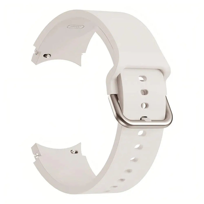 Tech-Protect Silicone Strap for Samsung Galaxy Watch 4 / 5 / 5 Pro / 6 / 7 / FE - Beige - Other cell phone