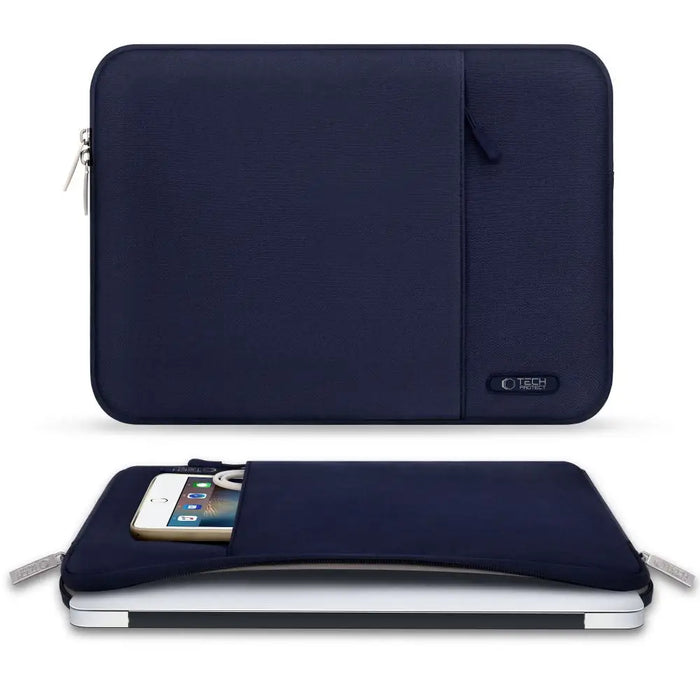 Tech-Protect Sleeve Laptop 13-14 Case - Navy Blue - Cell phone cases and covers<<<HurtelXML