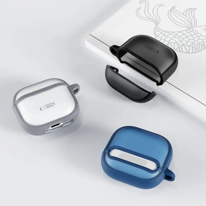 Tech-Protect Slim Hook Case for AirPods 4 - Black - Cell phone cases and covers<<<HurtelXML