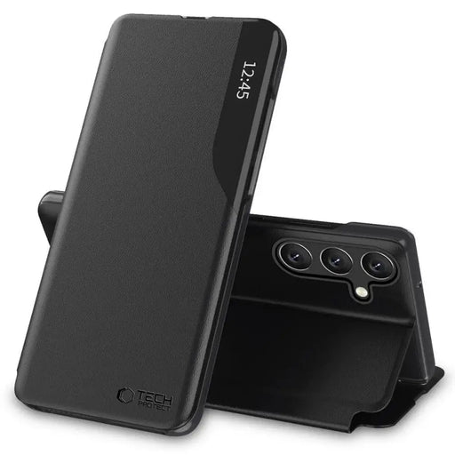 Tech-Protect Smart View case for Galaxy A16 4G / 5G - black - Cell phone cases and covers<<<HurtelXML