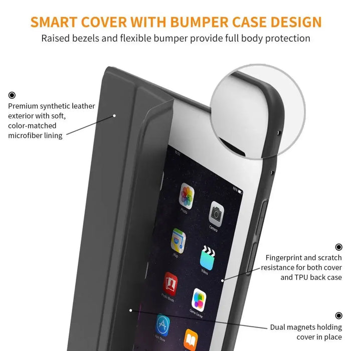 Tech-Protect SmartCase for iPad Air 9.7’’ 2 2014 - Black - Cell phone cases and covers<<<HurtelXML