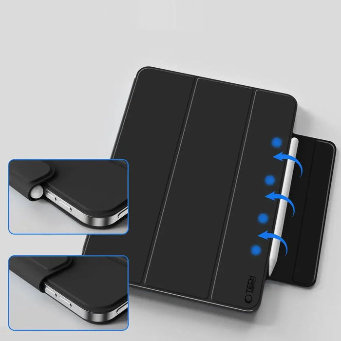 Tech-Protect Smartcase Magnetic for iPad 10.9” 2022 / iPad 11” 2025 - black - Cell phone cases and covers<<<HurtelXML