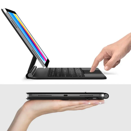 Tech-Protect Smartcase Magnetic with Keyboard for iPad 10.9” 2022 / iPad 11” 2025 - Black - Cell phone cases