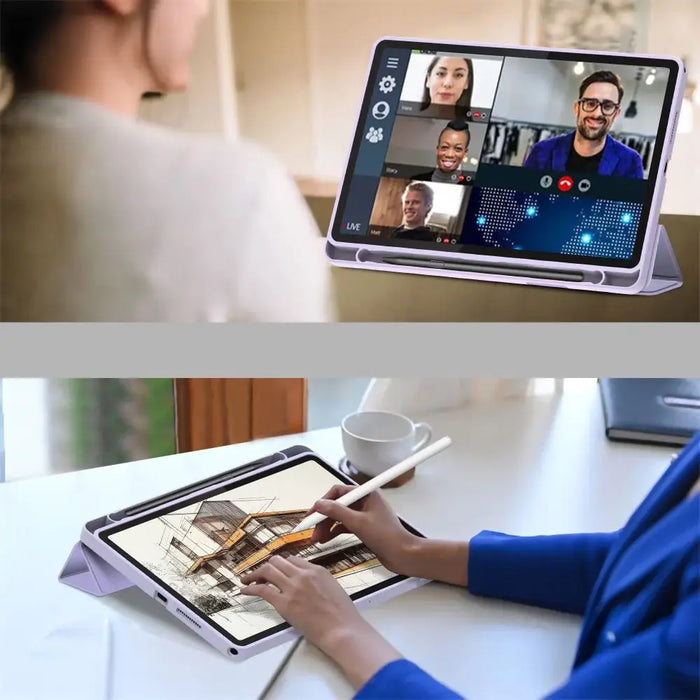 Tech-Protect SmartCase Pen for Lenovo Tab 10.1 TB-311 - Purple - Cell phone cases and covers<<<HurtelXML