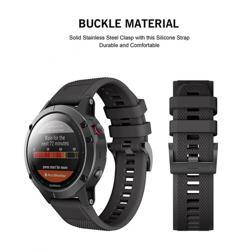 Tech-Protect Smooth case for Garmin Fenix 5 / 6 / 6 Pro / 7 - black - Other cell phone equipment<<<HurtelXML